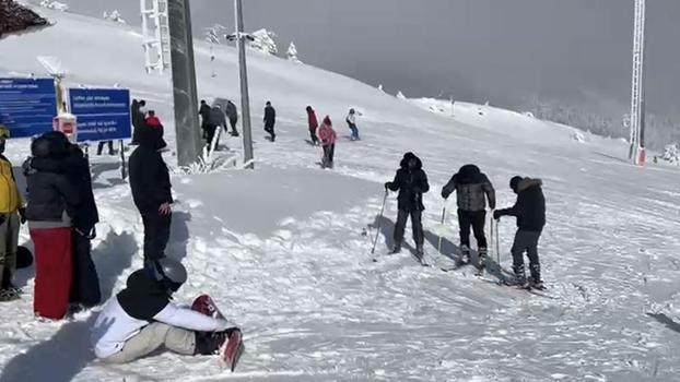 Keltepe Kayak Merkezi'nde sömestr yoğunluğu