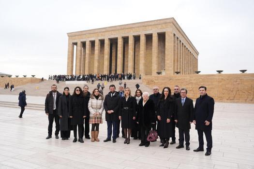 TİKAV, 27’nci kuruluş yıl dönümünde Anıtkabir’e ziyarette bulundu