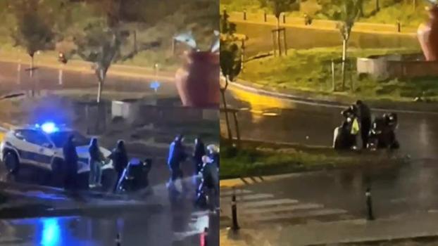 Beylikdüzü’nde kıskançlık tartışmasının ardından kaldırımda ağladı; polisin silahını almaya çalıştı, tutuklandı