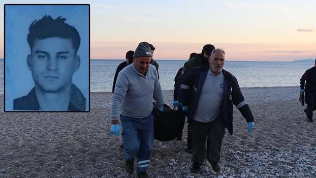 Antalya'da oltaya cesedin takıldığı anlar kamerada