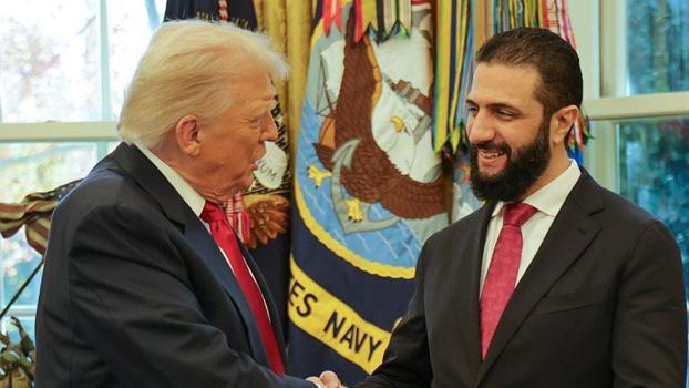 ABD Başkanı Trump, Suriye Cumhurbaşkanı Şara ile görüştü