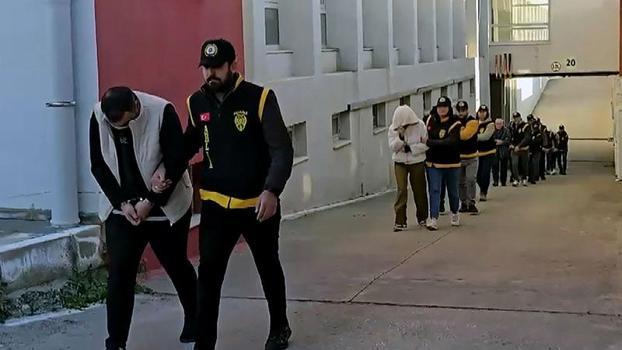 Masaj salonlarına fuhuş operasyonu; 14 tutuklama