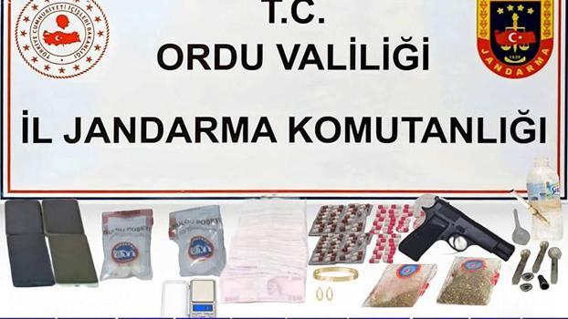 Ordu merkezli 2 ilde uyuşturucu operasyonu