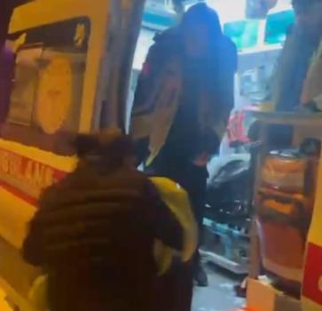 Yolu kapalı köyde rahatsızlanan bebek için ekipler seferber oldu