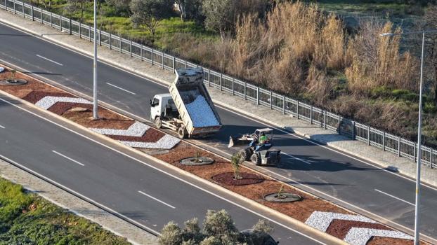 Aydın'da peyzaj çalışmaları sürüyor