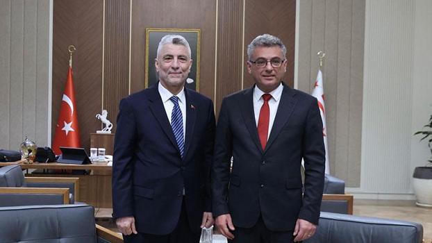 Bakan Bolat, KKTC’de Cumhurbaşkanı Erhürman ile görüştü