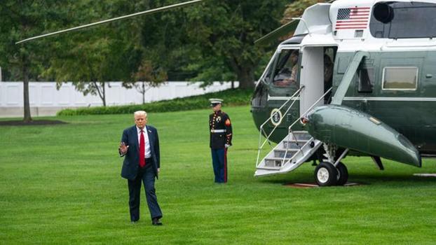 Trump'ın uçağında havadayken arıza tespit edildi