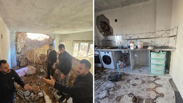 Şırnak’ta heyelanda 3 ev kullanılamaz hale geldi