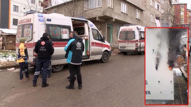 Sultanbeyli'de 5 katlı binada yangın; 8'i çocuk 12 kişiyi itfaiye kurtardı