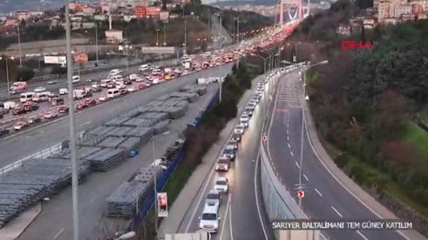 İstanbul'da dron destekli trafik uygulaması