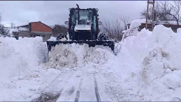 Ordu'nun yükseklerinde yoğun kar yağışı