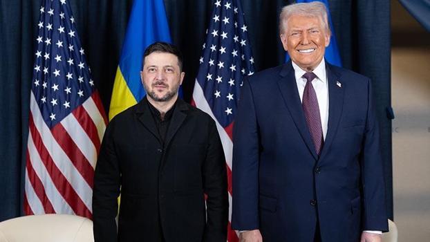 Zelenskiy ile Trump, Davos’ta görüştü
