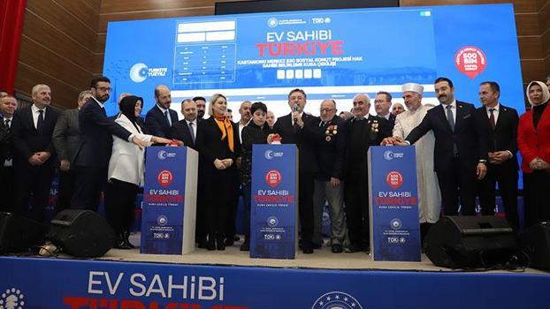 Kastamonu'da 2 bin 380 sosyal konut için kuralar çekildi