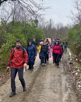 Nilüferli sporsever, doğa yürüyüşünde buluştu