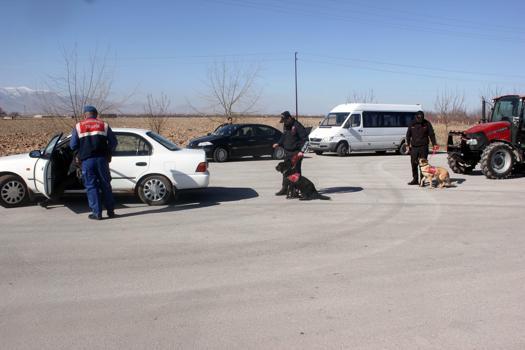 Karaman'da 17 adet el yapımı dinamit ele geçirildi