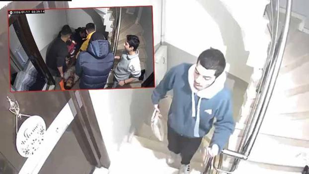 Beyoğlu'nda bacağından bıçaklanarak ölen Ümit'in son görüntüleri ortaya çıktı; 'ne yapıyorsun sen' diyerek bağırdı