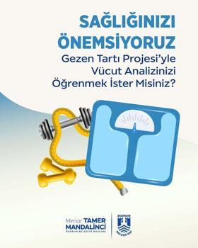 Bodrum Belediyesi'nden 'Gezen Tartı Projesi'