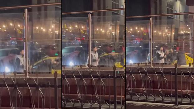 Sultangazi’de taksi şoförü cadde ortasında darbedildi