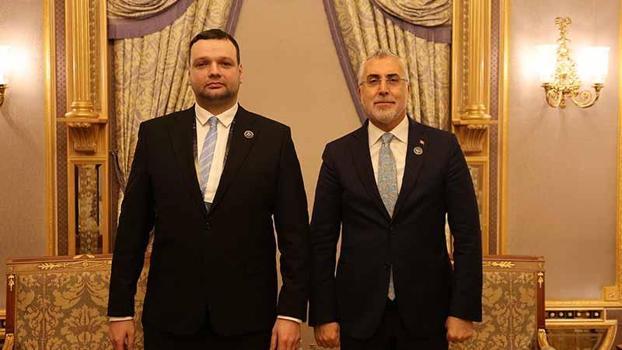 Bakan Işıkhan, Letonya Sosyal Refah Bakanı Uzulnieks ile görüştü