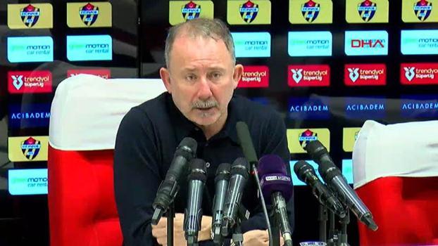 Sergen Yalçın: Bugün takımda çok fazla negatiflik vardı