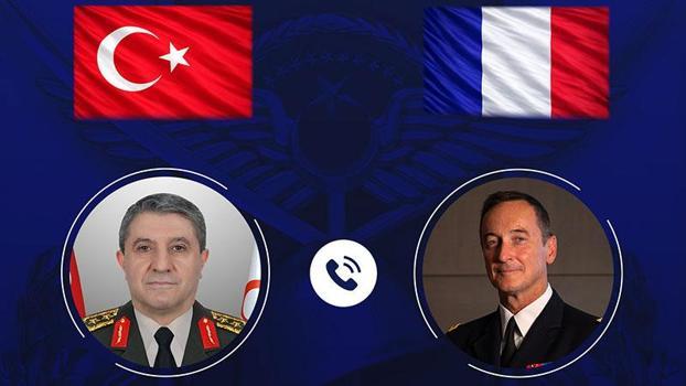 Genelkurmay Başkanı Orgeneral Bayraktaroğlu, Fransız mevkidaşı Mandon ile görüştü