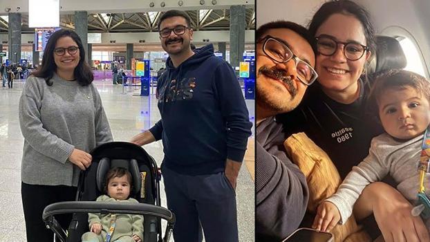 SMA'lı Teoman bebek, tedavi için Almanya’ya gitti