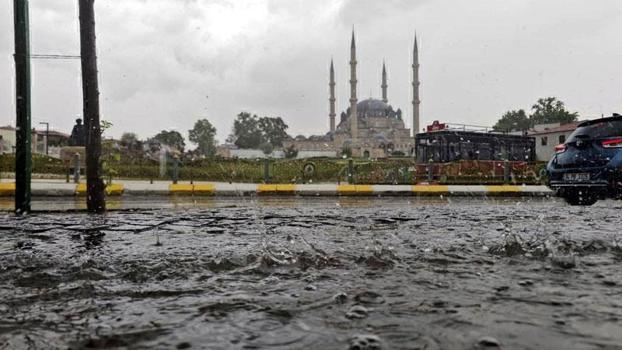 Trakya için kuvvetli yağış ve fırtına uyarısı