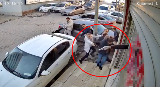 Mardin’de hastane önündeki silahlı kavgaya ait kamera görüntüsü ortaya çıktı