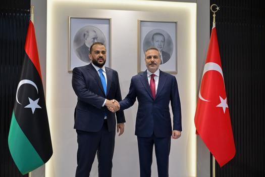 Bakan Fidan, Libya Savunma Bakan Vekili Zubi ile görüştü