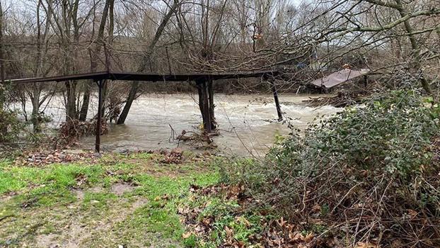 Çanakkale’de sağanak etkili oldu
