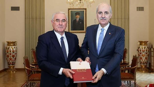 TBMM Başkanı Kurtulmuş, Kamu Başdenetçisi Akarca'yı kabul etti