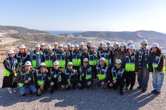 Konya’daki üniversite öğrencileri, Akkuyu NGS sahasını ziyaret etti