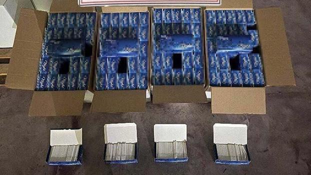 İzmir'de 12 milyon 720 bin bandrolsüz makaron ele geçirildi