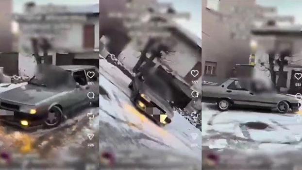 Bursa'da aracı ile drift atan sürücüye 58 bin TL ceza