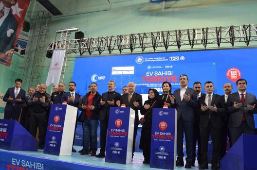 ‘Yüzyılın Konut Projesi'nde Aksaray'da kura çekimi yapıldı