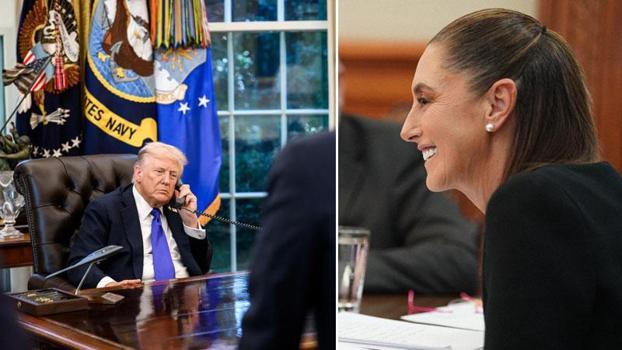 Trump, Meksika Devlet Başkanı Sheinbaum ile görüştü