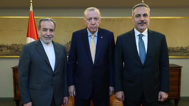 Cumhurbaşkanı Erdoğan, İran Dışişleri Bakanı Arakçi'yi kabul etti