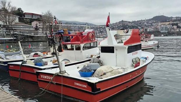 Zonguldak'ta poyraz nedeniyle bazı balıkçılar denize açılamadı