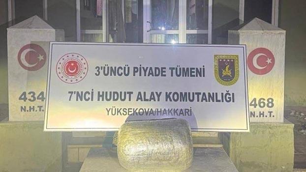 MSB: Hakkari'de 5 kilo 842 gram uyuşturucu ele geçirildi