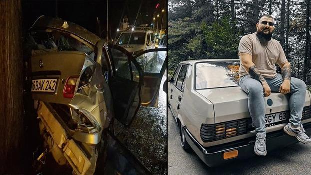 Otomobilin ağaca çarptığı kazada yaralanan Kert Can, 21 gün sonra hayatını kaybetti