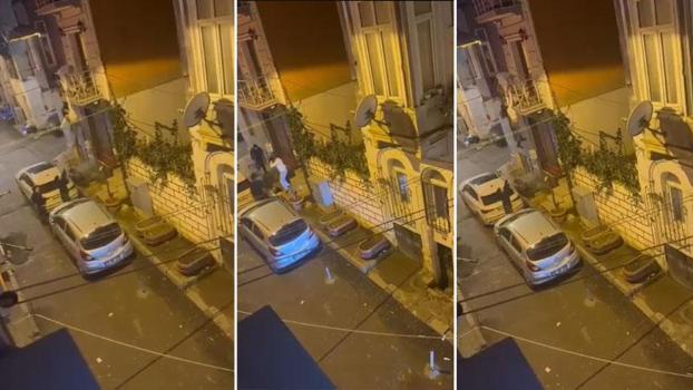 Beyoğlu’nda balkondan atlamak isteyen kadını eşi kollarından yakaladı; düşüp yaralandı