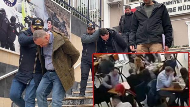 Bakırköy'de kafede oturan Rus turisti, Cezayirli şüpheliler soydu; hırsızlık kamerada