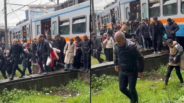 Otogar'da metro raydan çıktı; yolcular tahliye edildi