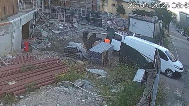 İstanbul’da inşaatlardan bakır kablo hırsızlığı kamerada; 9 kişi tutuklandı
