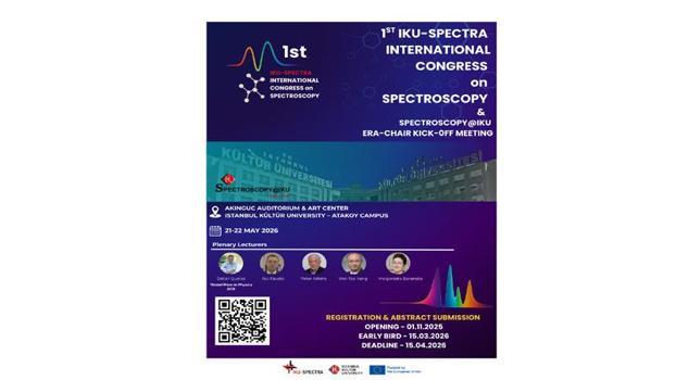 İstanbul’da Uluslararası Spektroskopi Kongresi için kayıtlar açıldı