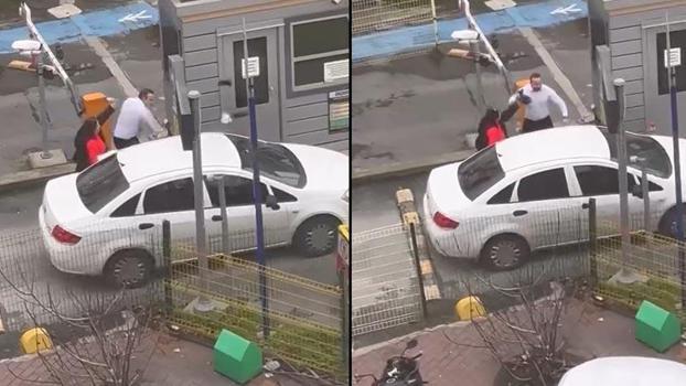 Kadıköy’de yol verme tartışmasında otomobilin aynasını kırdı