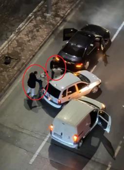 Kayseri’de trafikte yol verme kavgası kamerada: 3 gözaltı