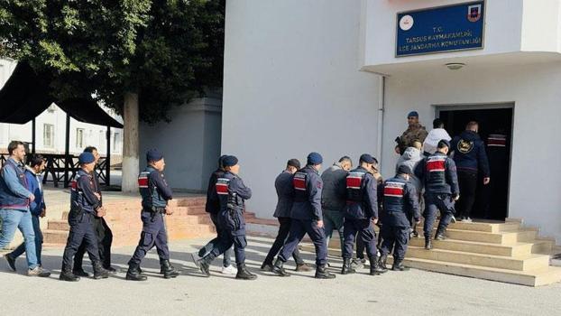 Mersin'de uyuşturucu operasyonunda 40 tutuklama