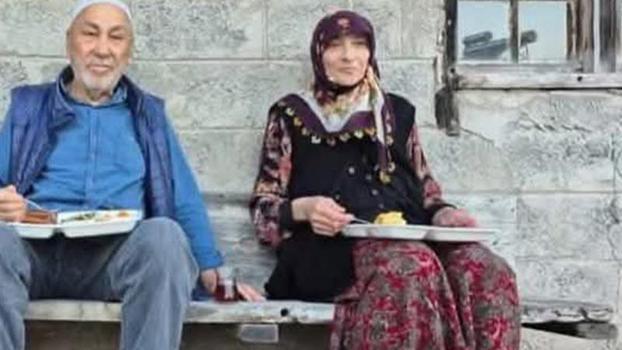 1 gün arayla ölen 56 yıllık çift yan yana toprağa verildi