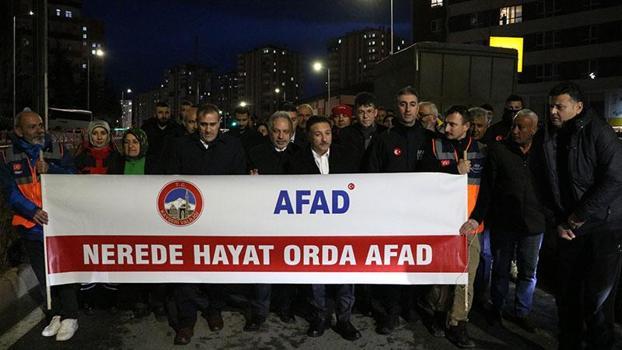 Kayseri’de ‘sessiz' yürüyüş ve ‘Mahalle Tahliye Tatbikatı’ yapıldı